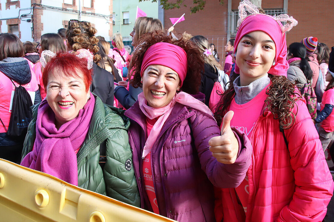 X Carrera de la Mujer Almon-Drasanvi contra el cáncer de mama en León. Fotos: Peio García