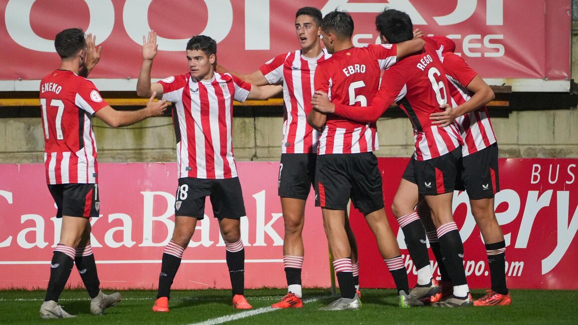 El equipo de Raúl Llona muerde el polvo en el Reino de León ante un Athletic muy superior, incluso cuanto estuvo en desventaja en el marcador.