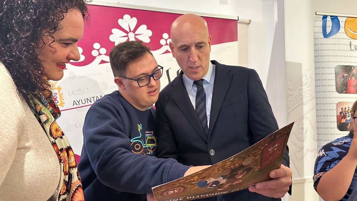 La edición número 14 del calendario solidario de la Asociación Down-León Amidown para el próximo año, 2025, busca difundir el legado del Reino de León (8)