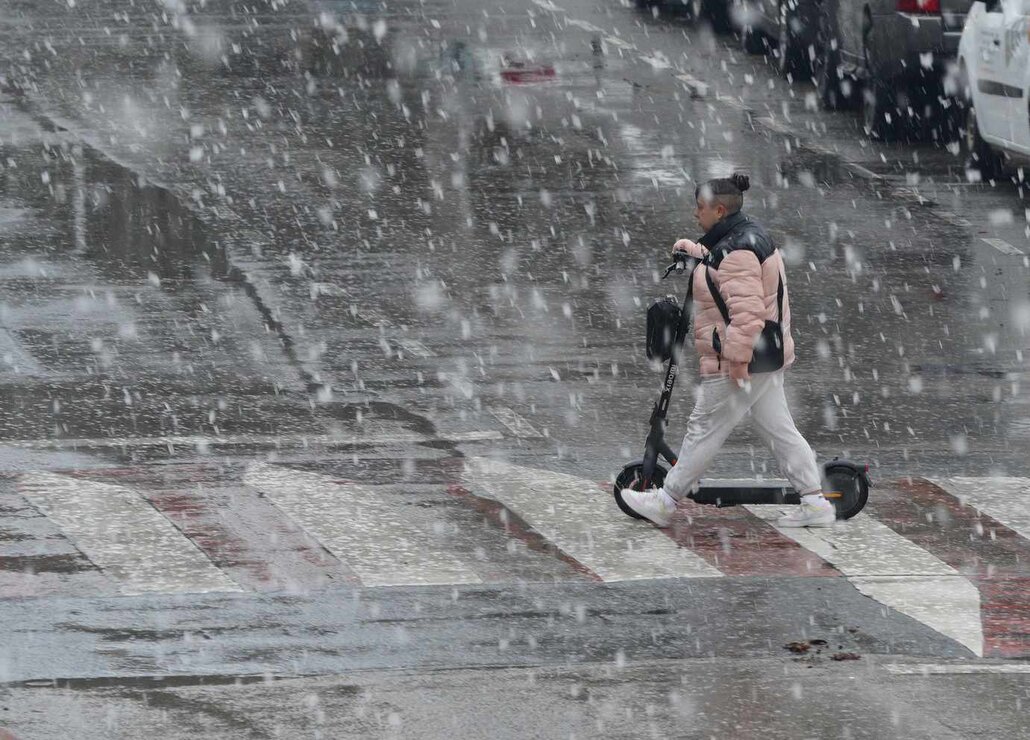 Nieve en Ponferrada