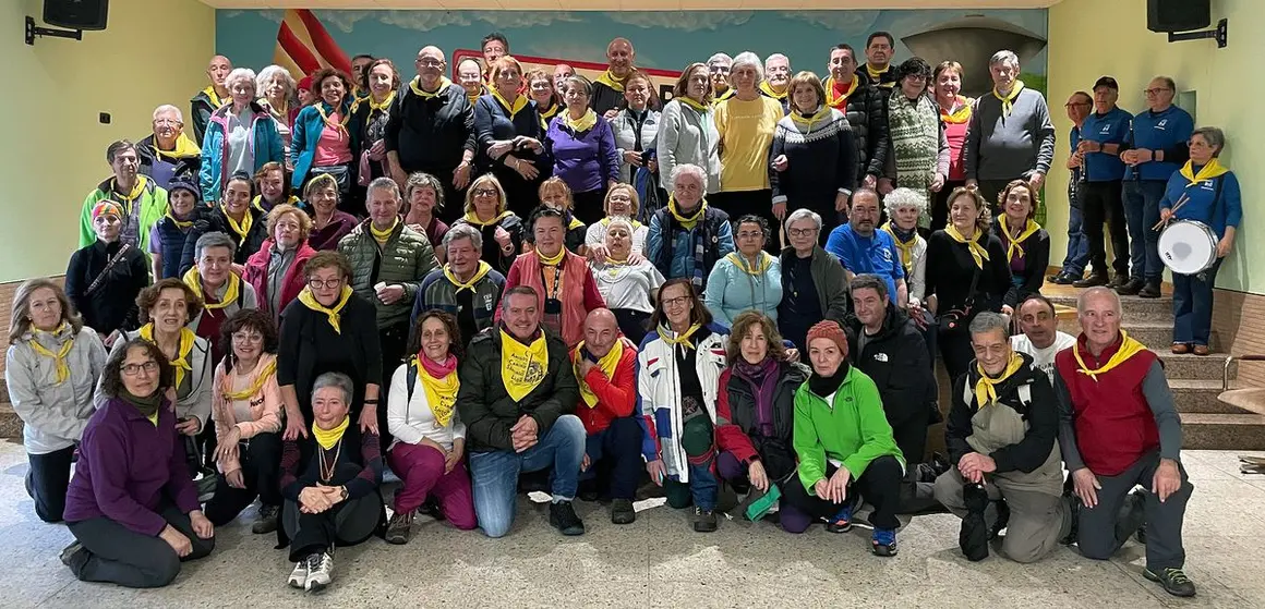 San Martín del Camino tiende sus brazos a los peregrinos de la asociación ‘Pulchra Leonina’.