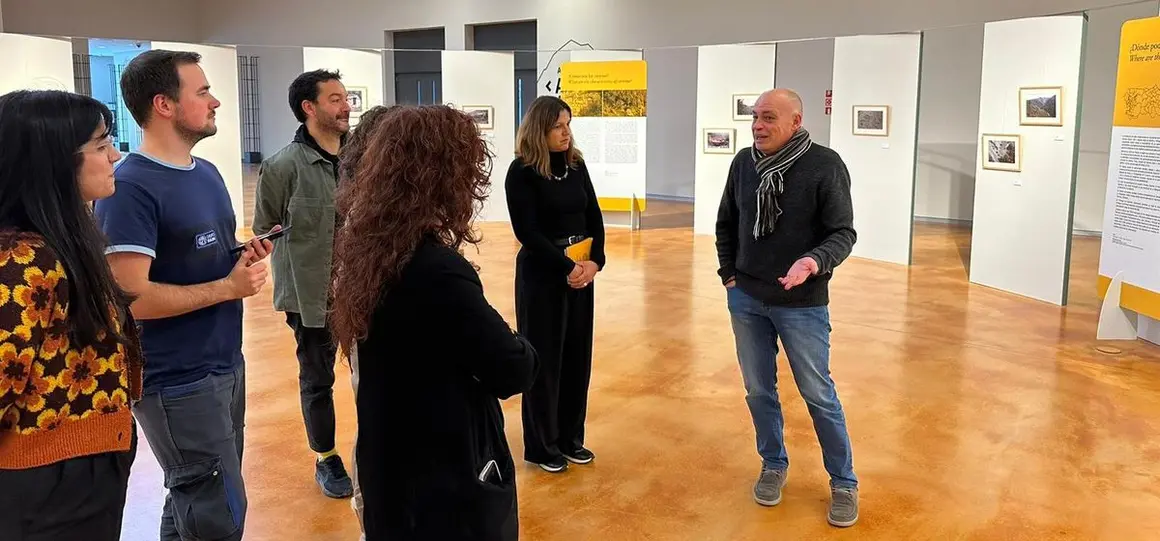 Exposición Cortinos en la Térmica Cultural.