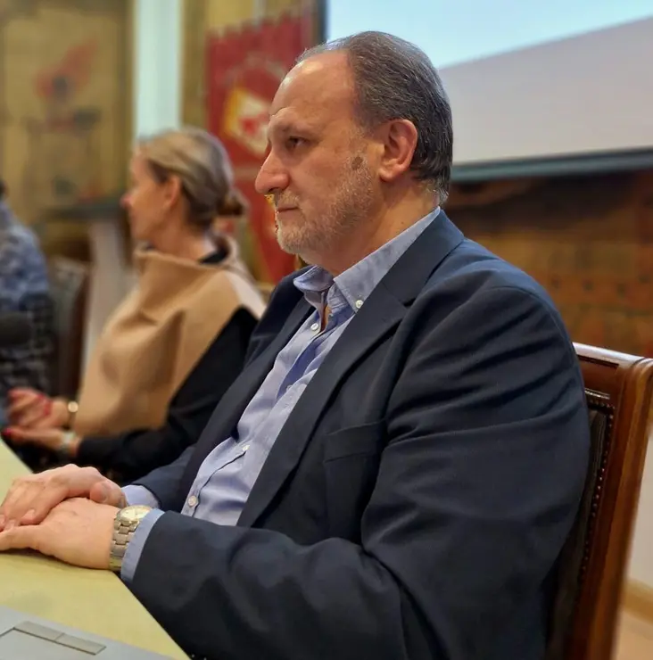 Presentación del libro "La vivienda tradicional leonesa" de Javier Callado en la Casa de León en Madrid.