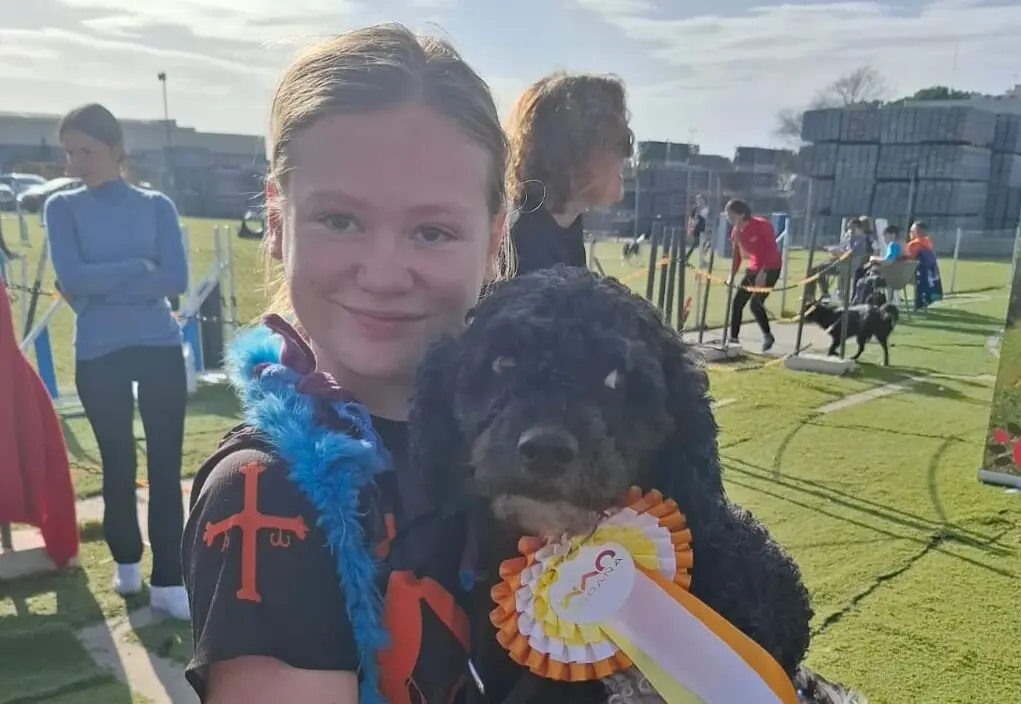 Andrea Antón, del Leonidogs Agility Club, primera española clasificada para el mundial WAO.