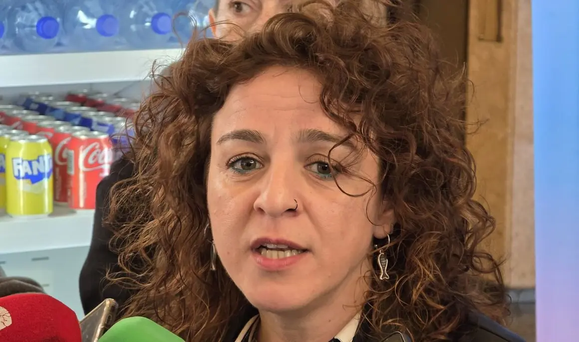 Elena Blasco, secretaria general de CCOO de León, en el congreso del sindicato a nivel autonómico.3