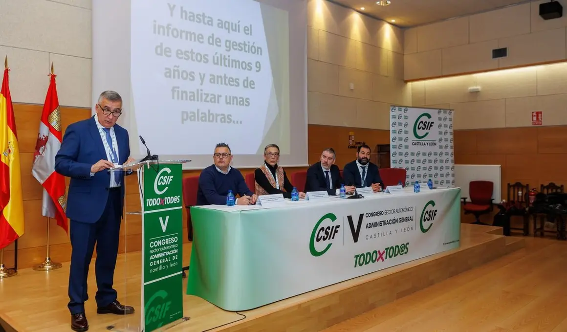 Celebración del V Congreso Autonómico de Administración General de la Junta de CSIF Castilla y León