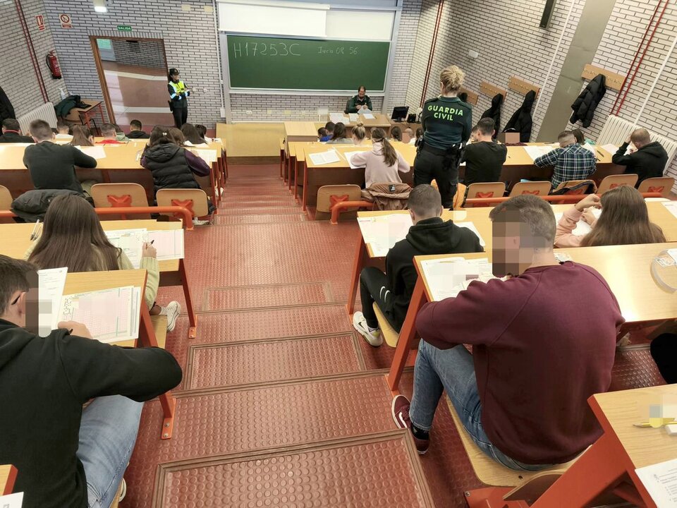 Oposiciones de la Guardia Civil en León.