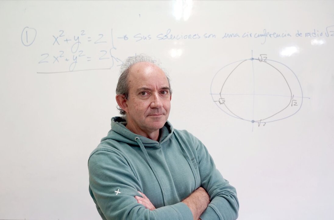 Eduardo Izquierdo, profesor de matemáticas en el IES Río Duero en Tudela de Duero.