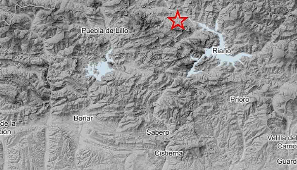 Localización del sismo según los datos del Instituto Geográfico Nacional.