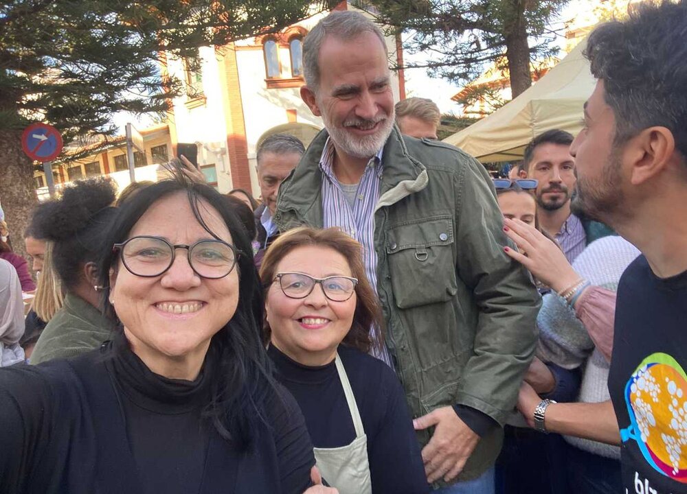 Visita real a la localidad de Catarroja.