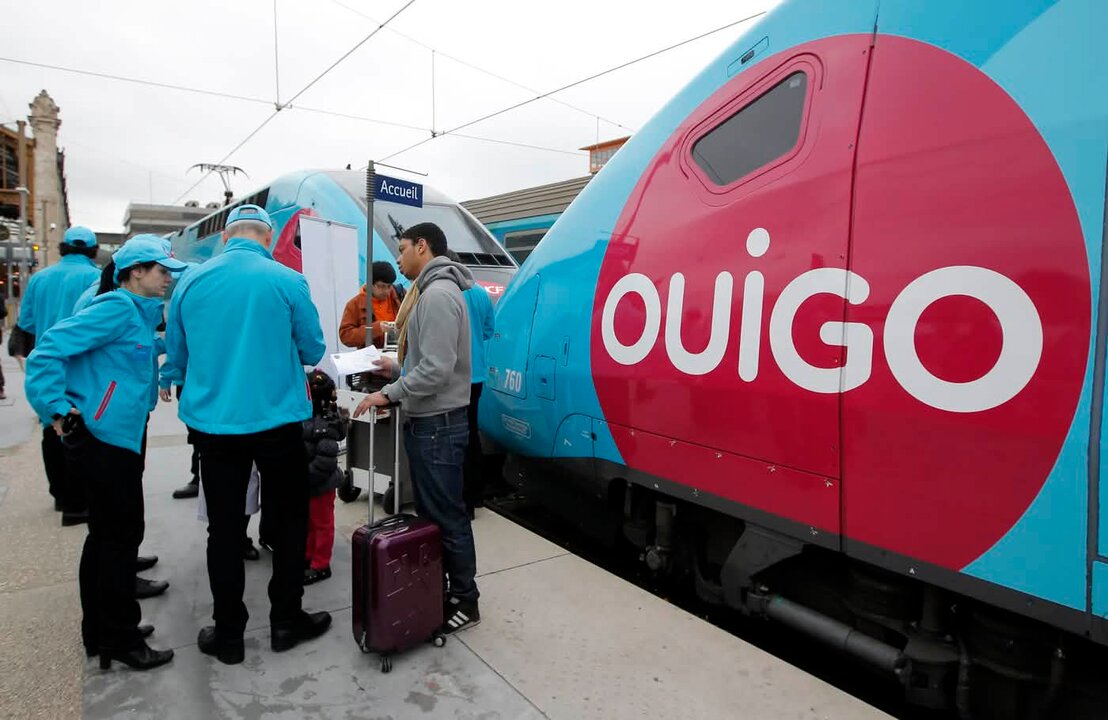 Un tren de la compañía Ouigo. Las líneas de bajo coste por el momento están lejos de operar en León.