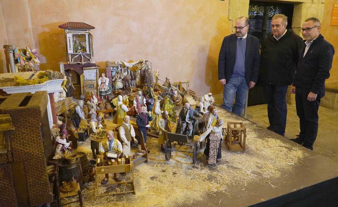 Marco Morala, alcalde de Ponferrada, durante un acto de estas Navidades. Foto: César Sánchez