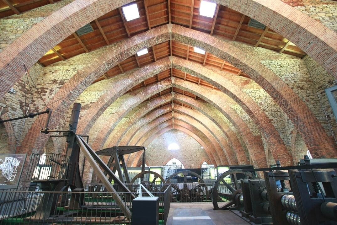 Interior del Museo de la Siderurgia y la Minería de Castilla y León.