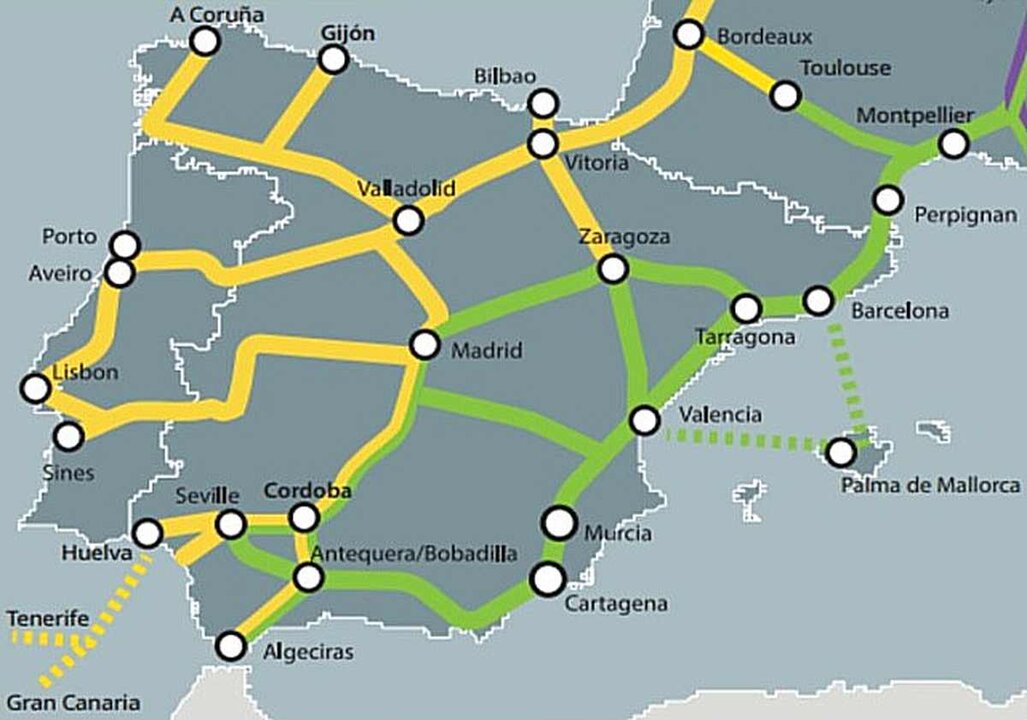 Imagen de la ampliación del corredor al noroeste tal y como es planteada desde la Unión del Pueblo Leonés (UPL).