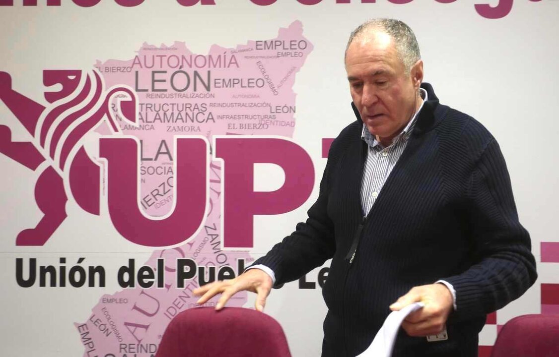 Eduardo López Sendino, durante una rueda de prensa.