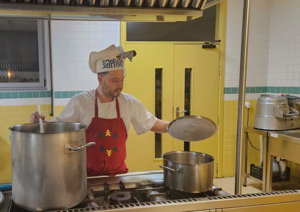 Fernando Oliver, cocinero.