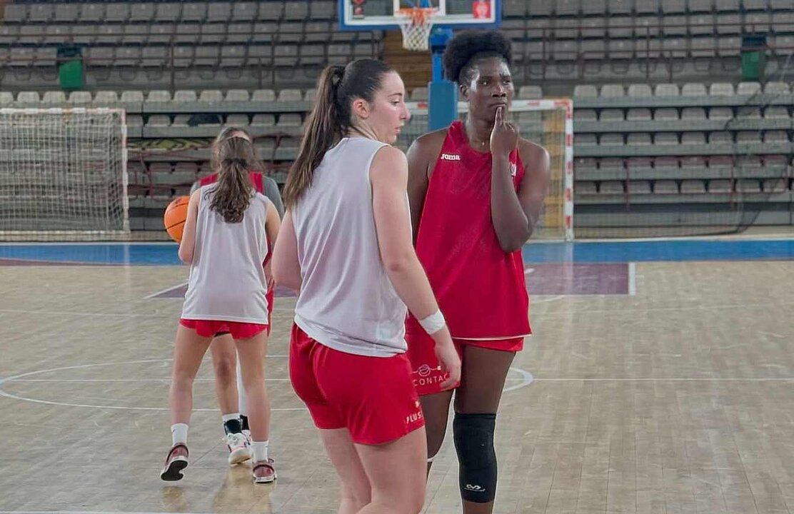 Imagen de un entrenamiento previo del equipo.