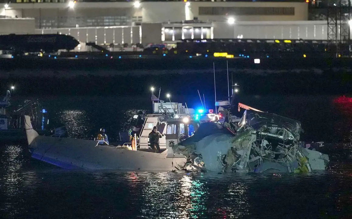 Imagen de los equipos de rescate en la zona del accidente.