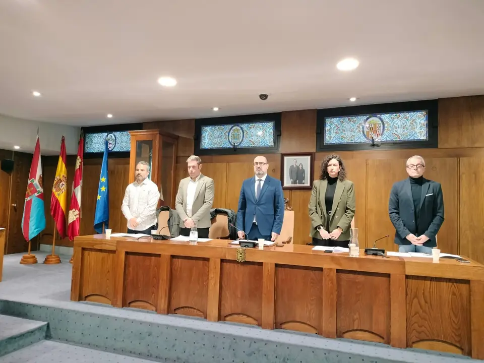 Imagen del pleno del Ayuntamiento de Ponferrada celebrado este viernes.