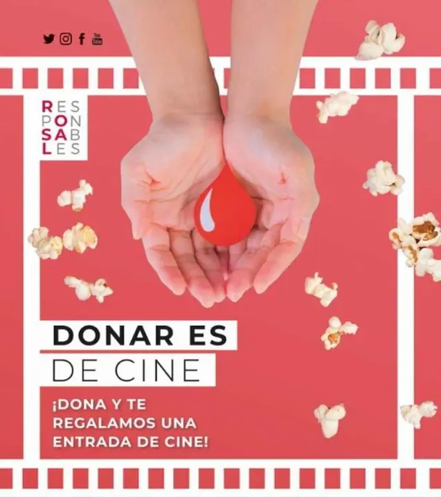 Comienza una nueva edición de la campaña 'Donar es de cine' con el objetivo de incrementar las reservas de sangre.