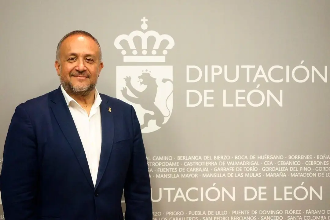 El presidente de la Diputación de León Gerardo Álvarez Courel.