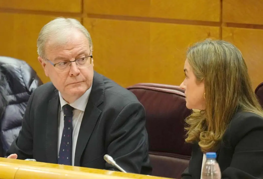 Antonio Silván, durante su intervención en el Senado.