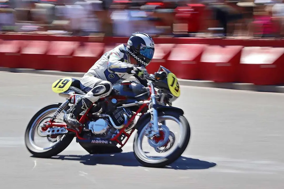 Imagen de un participante en el Gran Premio de La Bañeza. Foto: Peio García