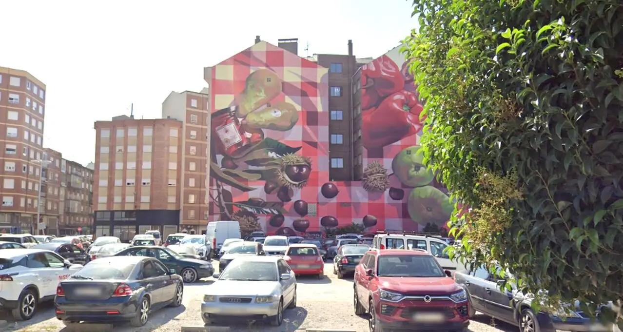 Imagen del solar del antiguo cuartel de la Guardia Civil en Ponferrada.