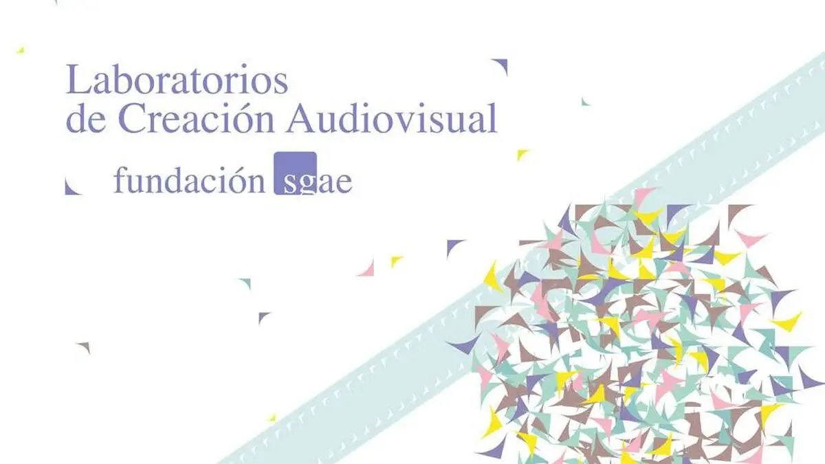 Cartel de los Laboratorios de Creación Audiovisual de la Fundación SGAE.