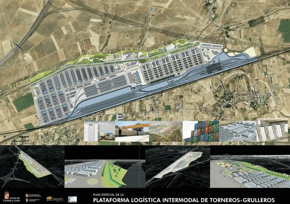 Imagen de la recreación virtual del Polígono Industrial de Torneros.