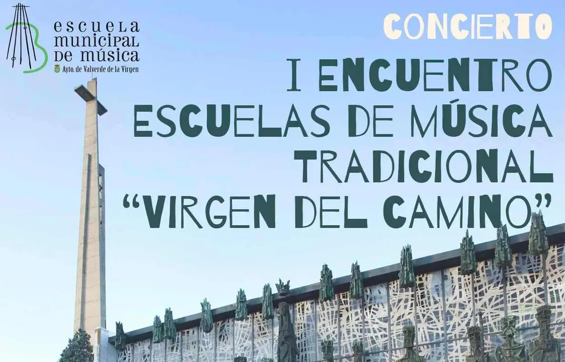 Imagen del cartel promocional del encuentro musical en La Virgen del Camino.