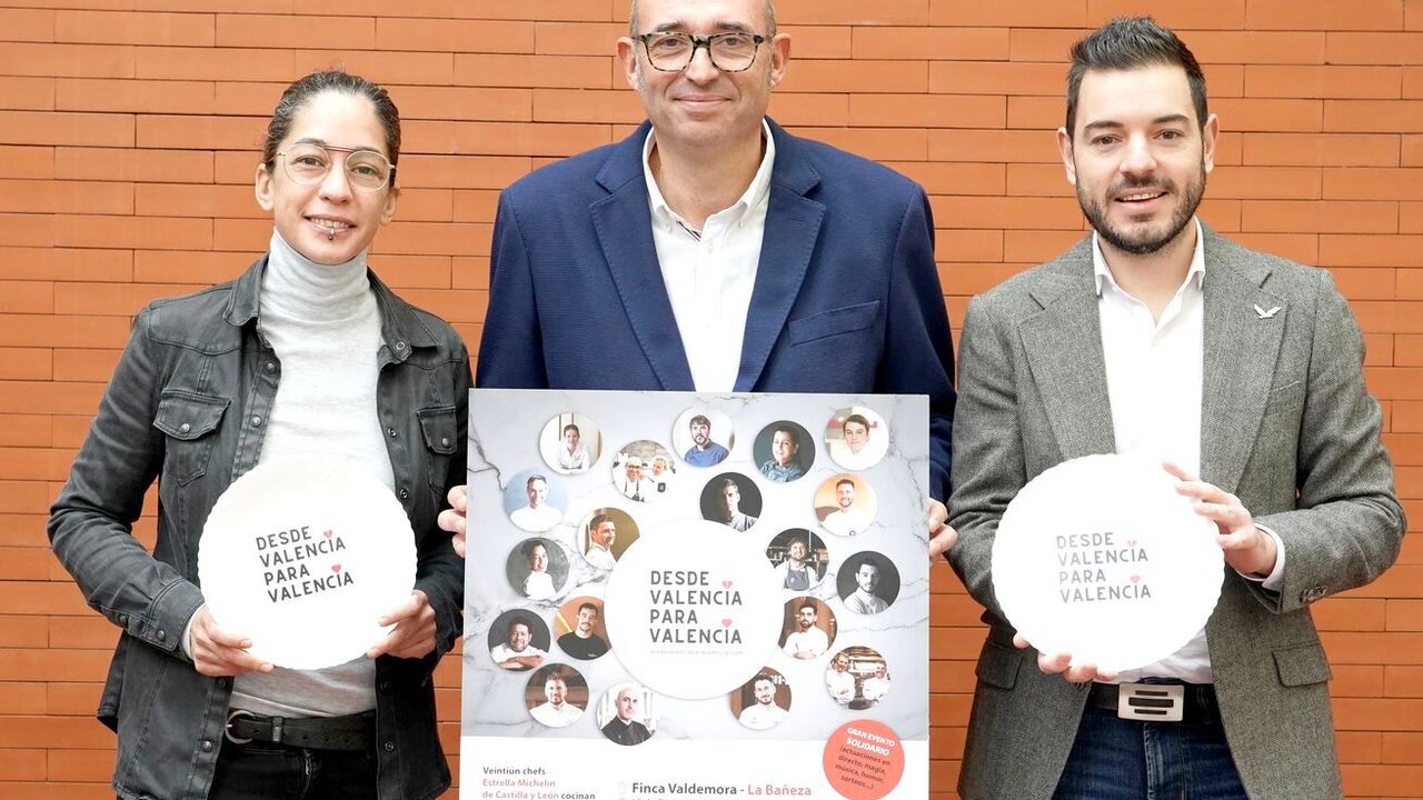 Presentación de la cena benéfica Desde Valencia para Valencia.