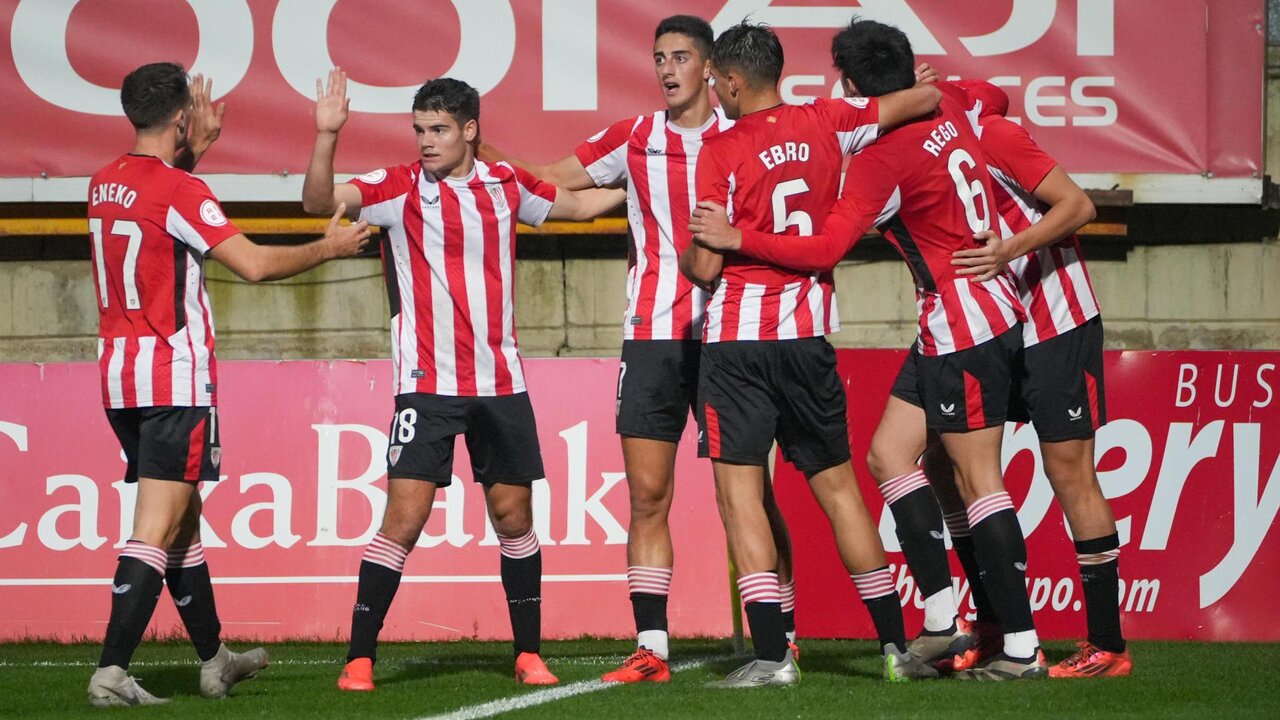 El equipo de Raúl Llona muerde el polvo en el Reino de León ante un Athletic muy superior, incluso cuanto estuvo en desventaja en el marcador.