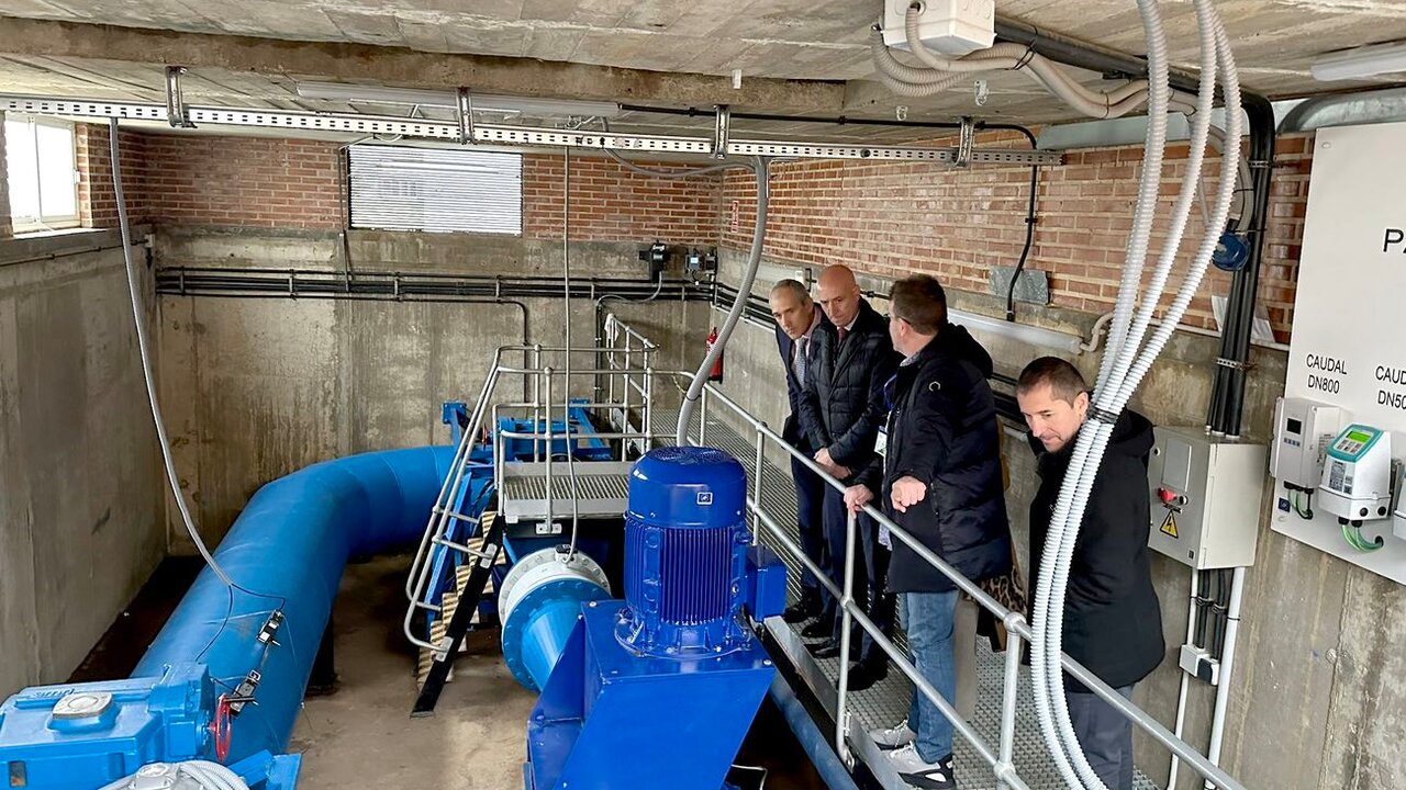 Estación de Tratamiento de Agua Potable (Etap) del Porma que gestiona Aguas de León.