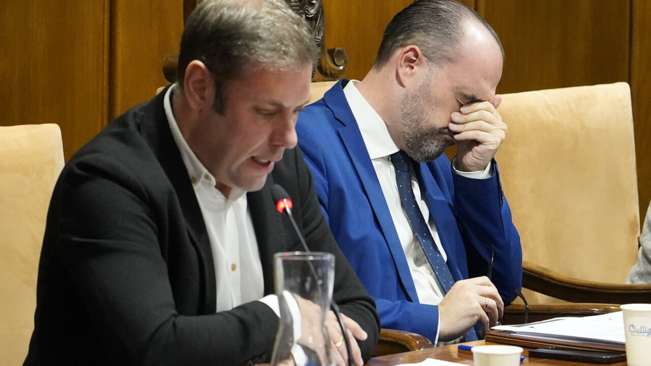 Imagen de un pleno ordinario en el Ayuntamiento de Ponferrada. Foto: César Sánchez