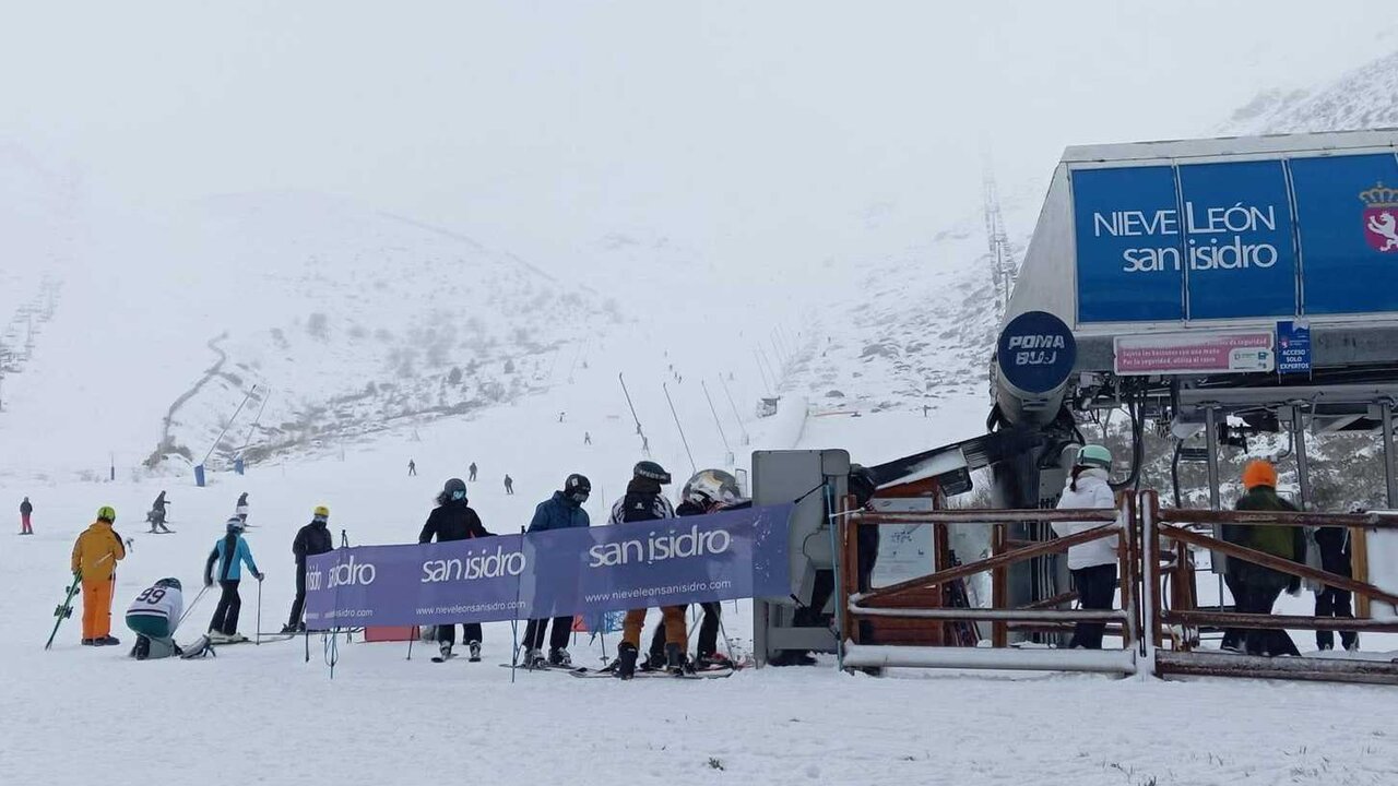 Imagen de la estación invernal de San Isidro.