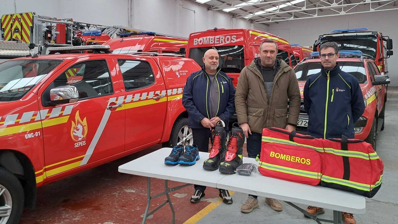 El Sepeis de León recibe nuevo material de seguridad.