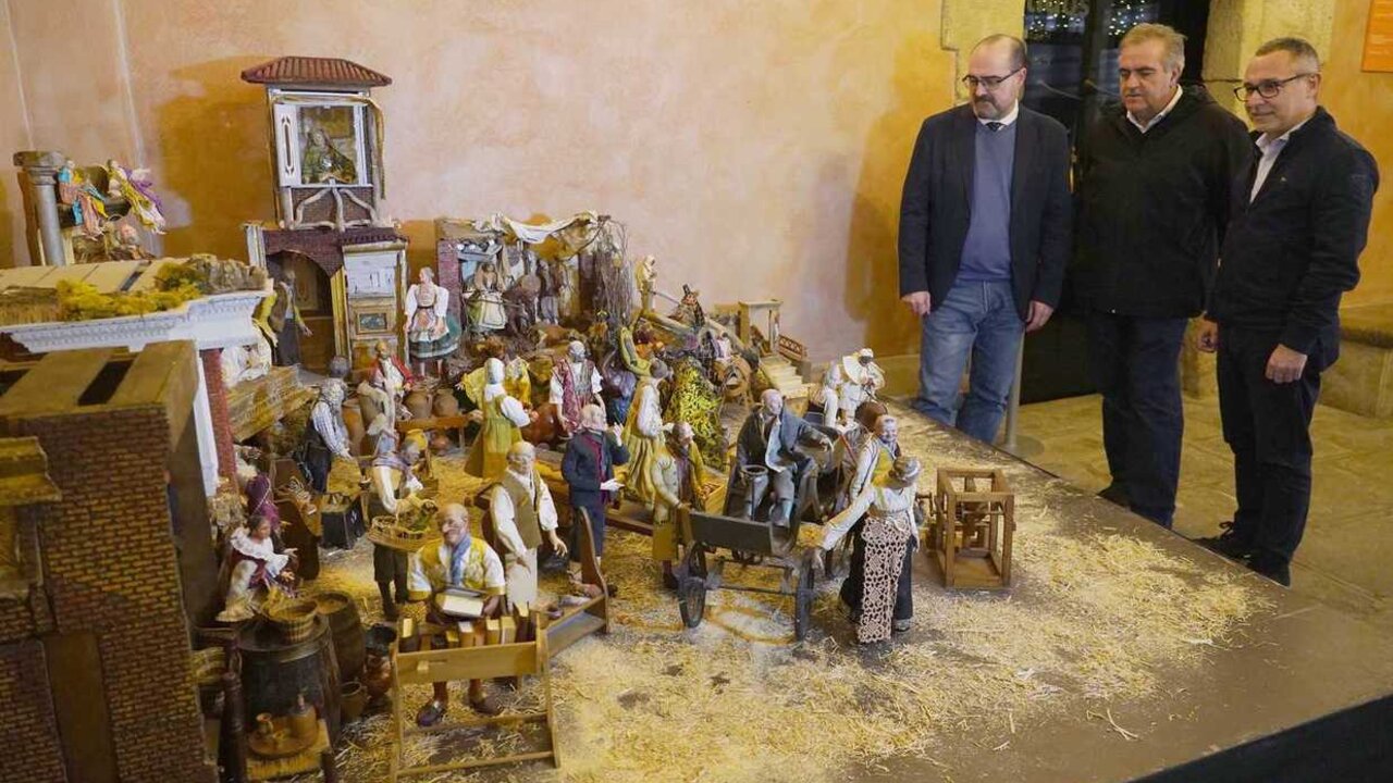 Marco Morala, alcalde de Ponferrada, durante un acto de estas Navidades. Foto: César Sánchez