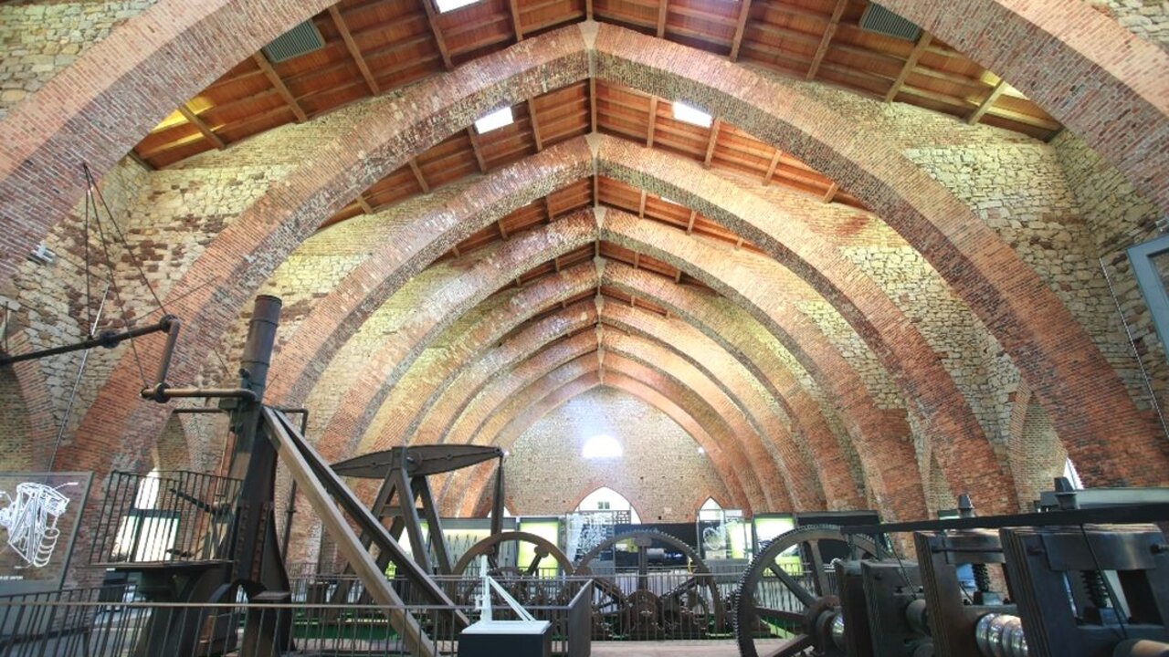 Interior del Museo de la Siderurgia y la Minería de Castilla y León.