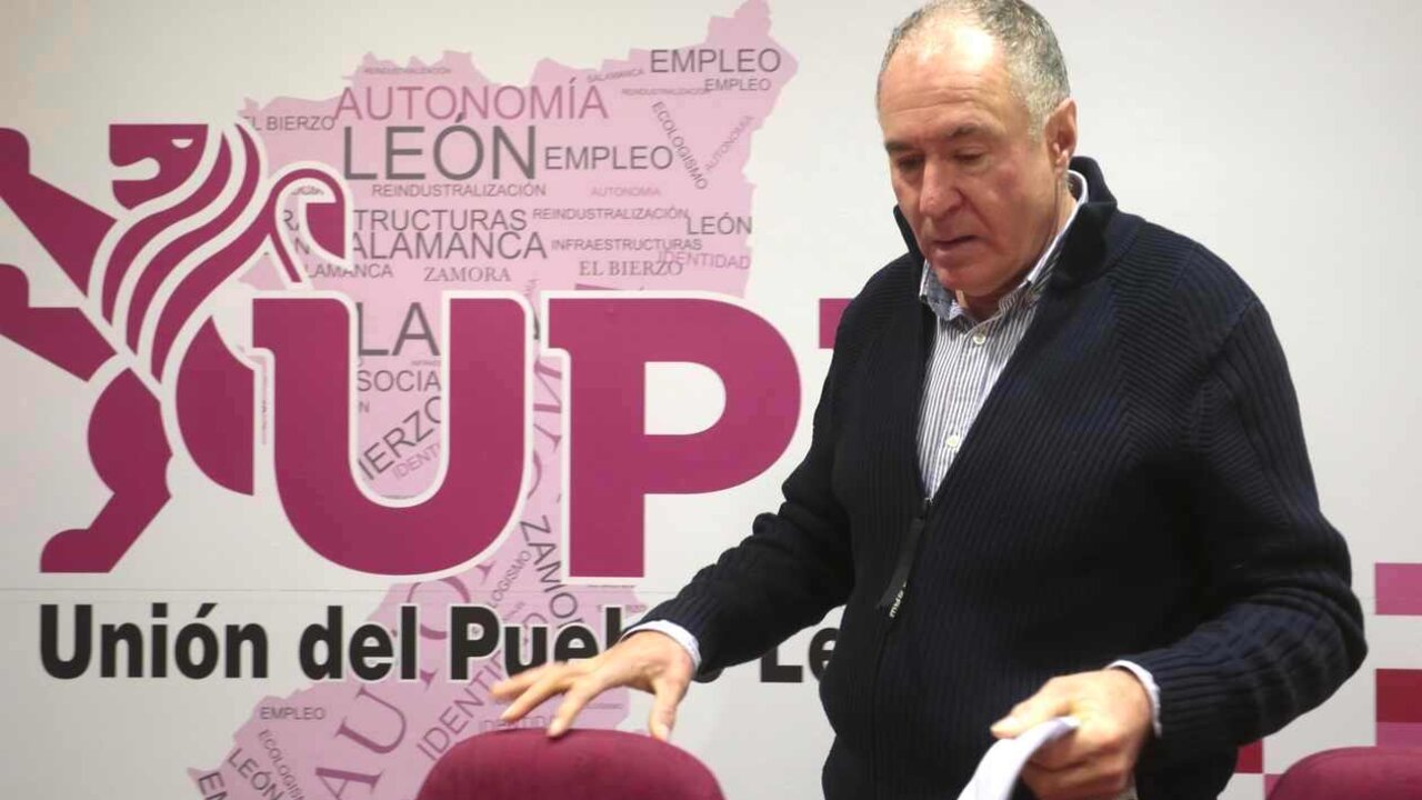 Eduardo López Sendino, durante una rueda de prensa.