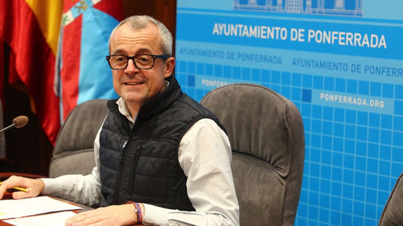 El concejal de Hacienda y Personal del Ayuntamiento de Ponferrada, Luis Antonio Moreno. Foto: César Sánchez.