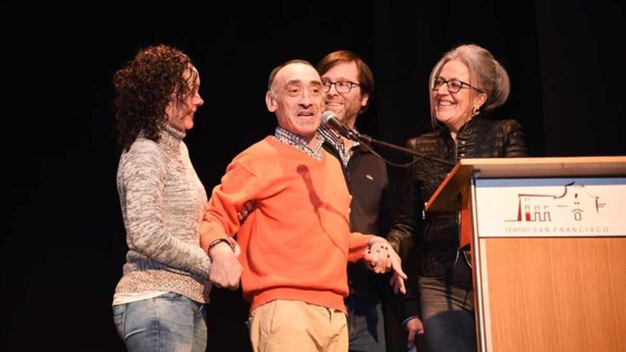 Juan Carlos Tato, durante la presentación de su novela.