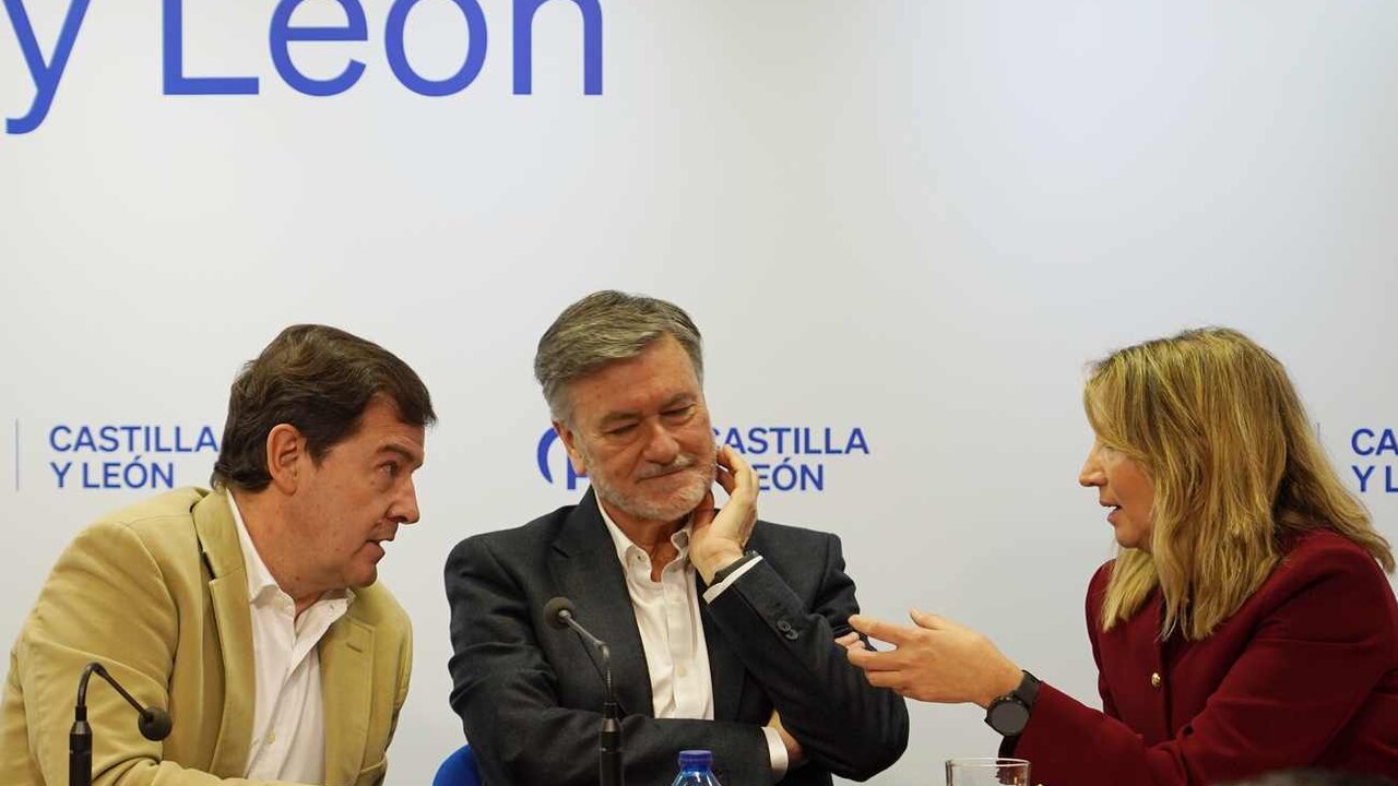 El presidente del Partido Popular de Castilla y León, Alfonso Fernández Mañueco, clausura la Junta Directiva Autonómica del PPCyL.