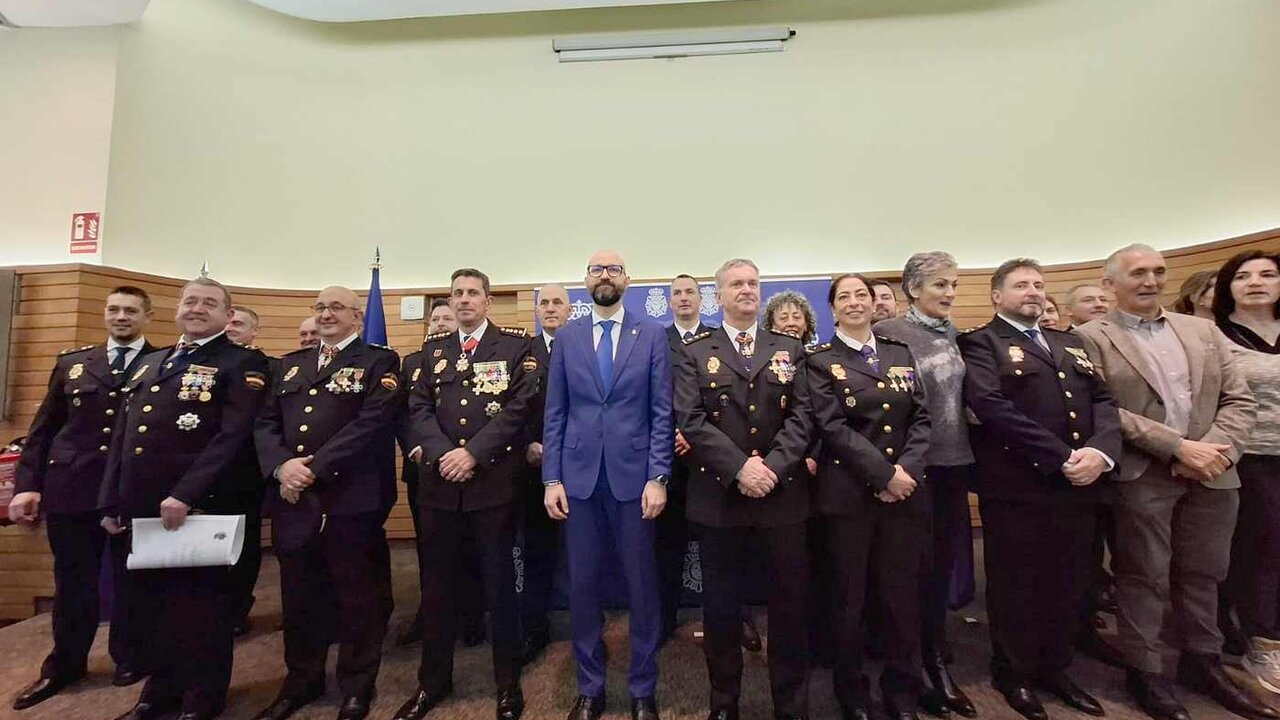 El subdelegado del Gobierno, durante la conmemoración celebrada este jueves.