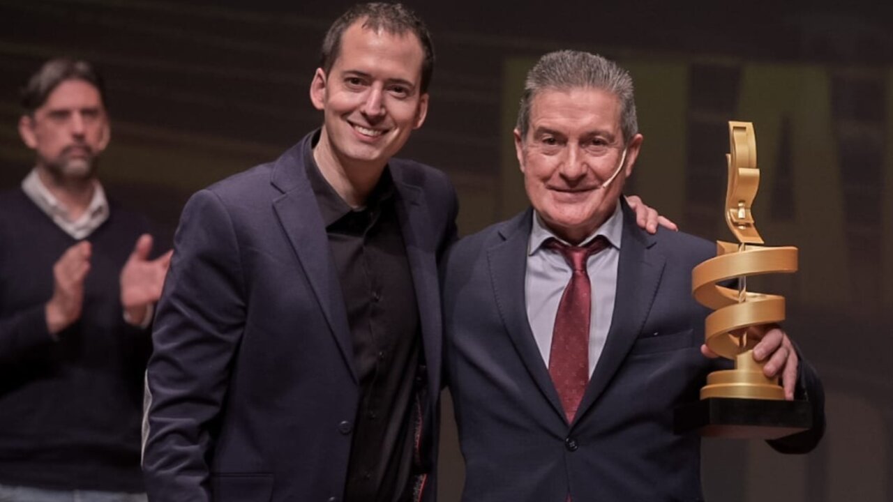 Entrega del premio FID Legado a Manolo Cadenas.