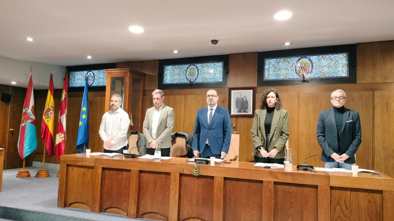 Imagen del pleno del Ayuntamiento de Ponferrada celebrado este viernes.