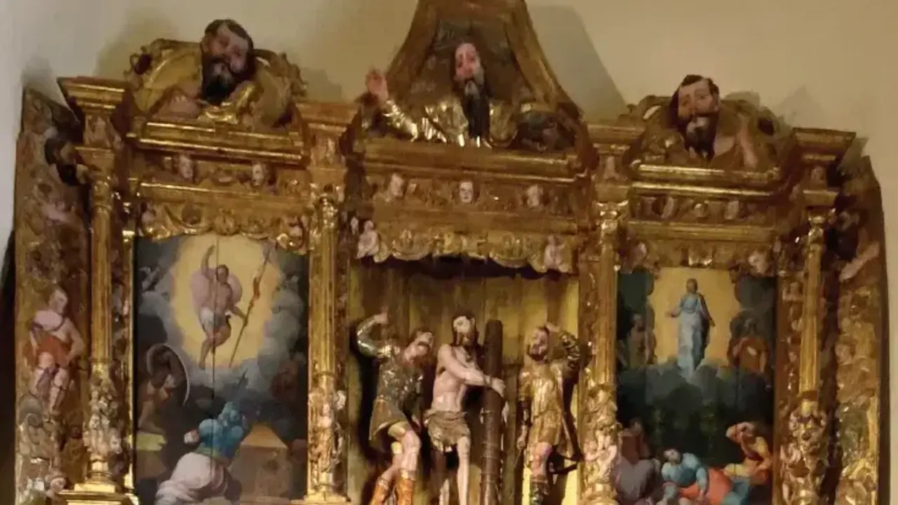 Retablo de la iglesia de Nuestra Señora de Arbás en Gordaliza del Pino