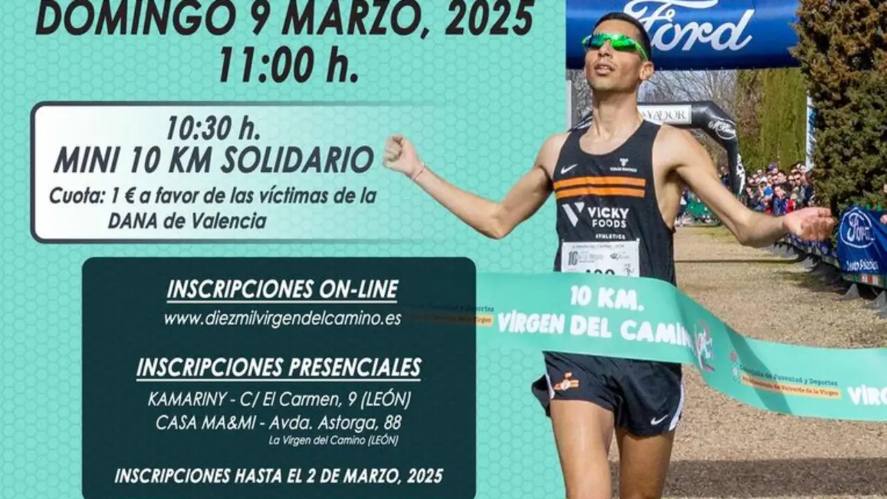 CARTEL 10 KM LA VIRGEN 25