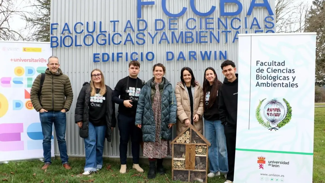 La ULE instala dos hoteles polinizadores en el Edificio Darwin y en el Campus de Ponferrada.