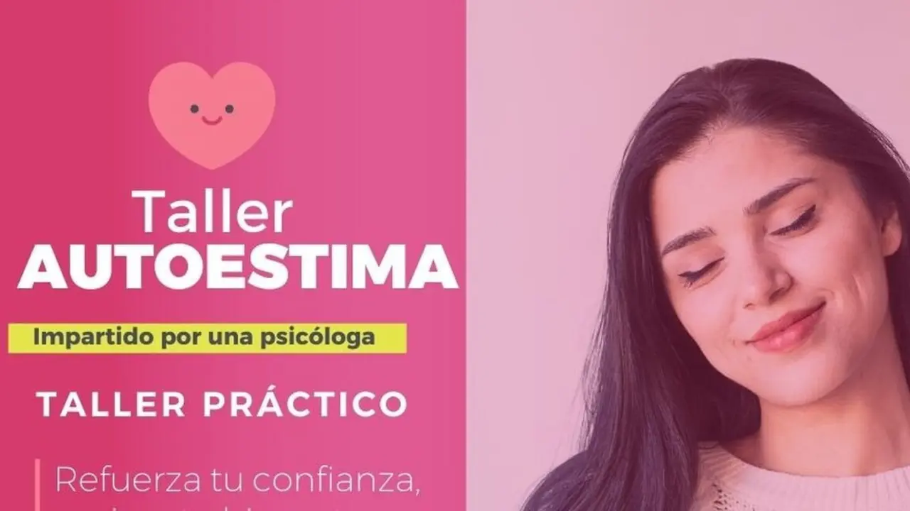 Cartel del taller de autoestima de la La Asociación de Mujeres Progresistas Bercianas.